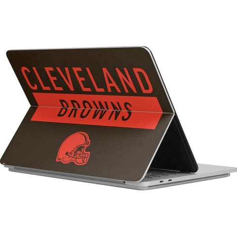 NFL Cleveland Browns Brown Performance Series Surface Laptop Studio Skin