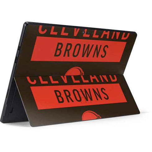 NFL Cleveland Browns Brown Performance Series Surface Pro 6 Skin