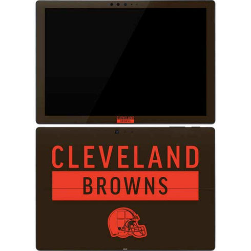 NFL Cleveland Browns Brown Performance Series Surface Pro 7 Skin