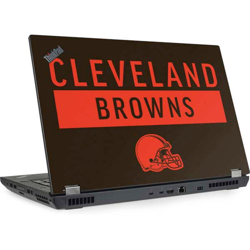 NFL Cleveland Browns Brown Performance Series Lenovo ThinkPad Skin