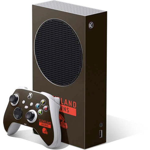 NFL Cleveland Browns Brown Performance Series Xbox Series S Bundle Skin