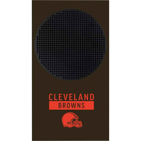 NFL Cleveland Browns Brown Performance Series Xbox Series S Console Skin