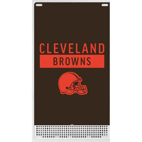 NFL Cleveland Browns Brown Performance Series Xbox Series S Console Skin