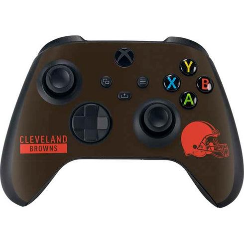NFL Cleveland Browns Brown Performance Series Xbox Series X Bundle Skin
