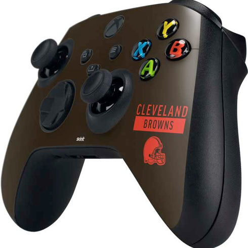 NFL Cleveland Browns Brown Performance Series Xbox Series X Controller Skin