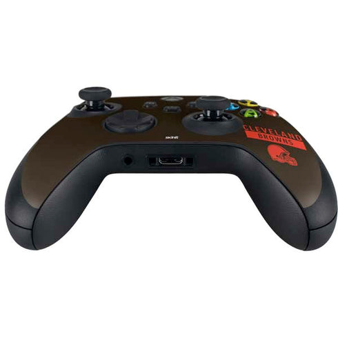 NFL Cleveland Browns Brown Performance Series Xbox Series X Controller Skin