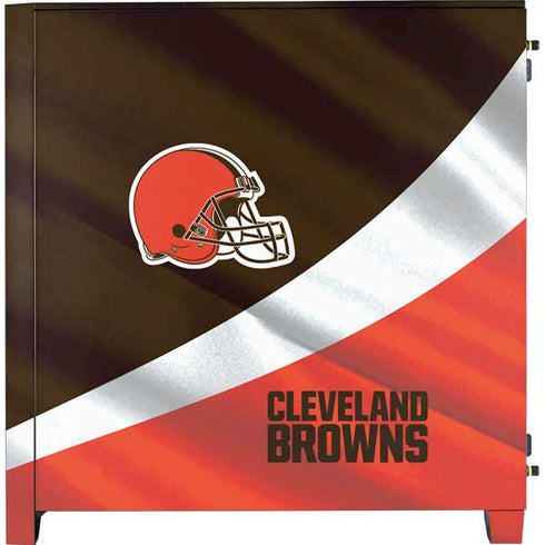 NFL Cleveland Browns Corsair 4000D Tempered Glass Mid-Tower ATX Case Skin