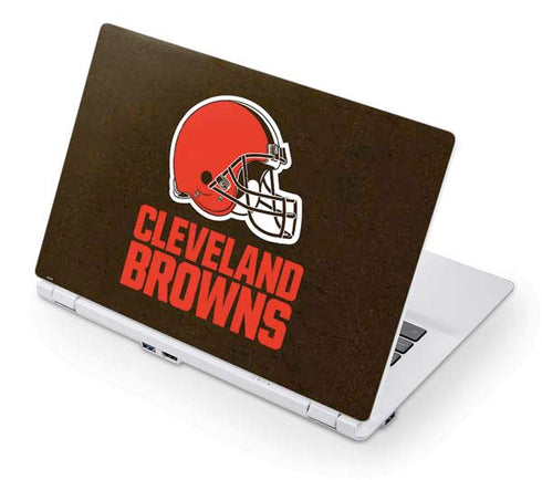 NFL Cleveland Browns Distressed Acer Chromebook Skin