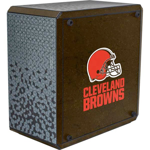 NFL Cleveland Browns Distressed Cooler Master MasterBox Q300L Mini Tower Skin