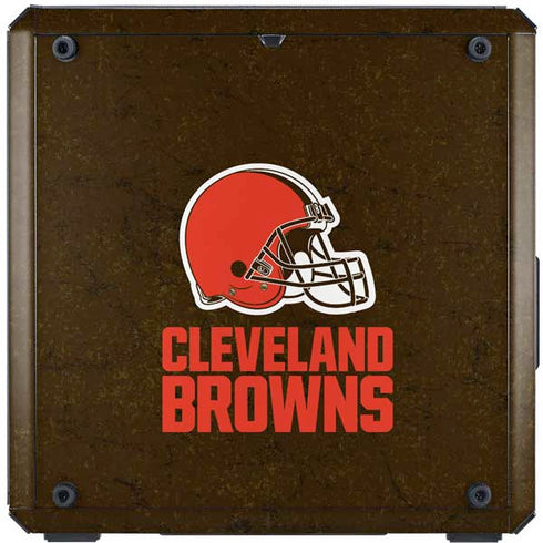 NFL Cleveland Browns Distressed Cooler Master MasterBox Q300L Mini Tower Skin