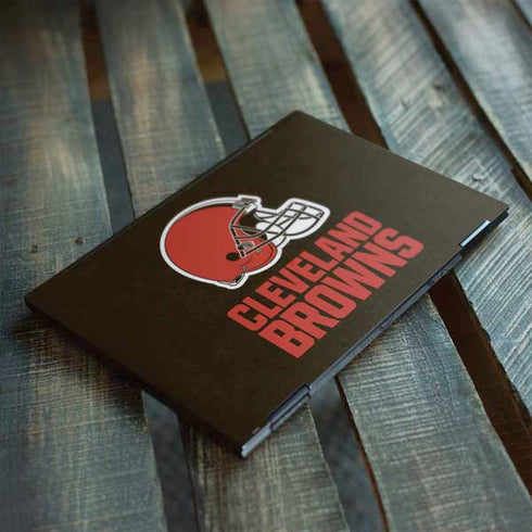NFL Cleveland Browns Distressed HP Envy Skin
