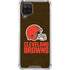 NFL Cleveland Browns Distressed Galaxy A12 Clear Case