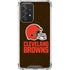 NFL Cleveland Browns Distressed Galaxy A52 5G Clear Case