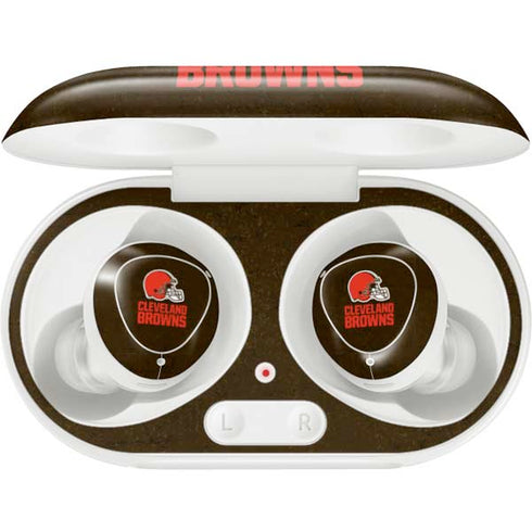 NFL Cleveland Browns Distressed Galaxy Buds Plus Skin