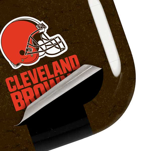 NFL Cleveland Browns Distressed Galaxy Buds Pro Skin