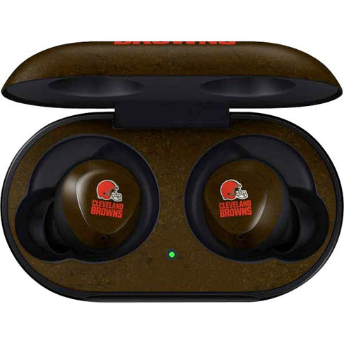 NFL Cleveland Browns Distressed Galaxy Buds Skin