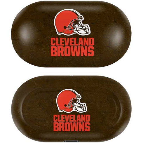 NFL Cleveland Browns Distressed Galaxy Buds Skin