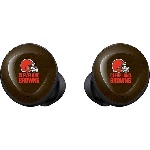 NFL Cleveland Browns Distressed Galaxy Buds Skin