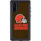 NFL Cleveland Browns Distressed Galaxy Note 10 Waterproof Case