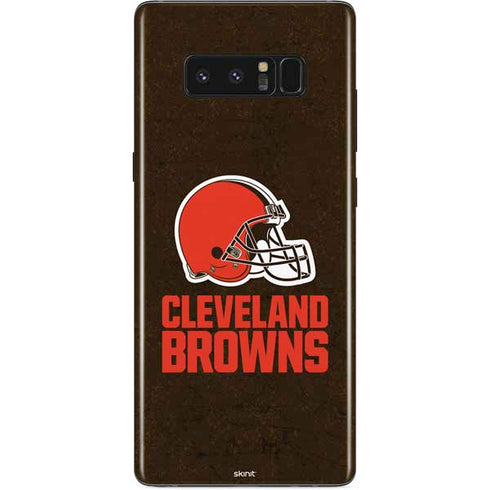 NFL Cleveland Browns Distressed Galaxy Note 8 Skin