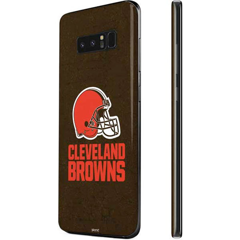 NFL Cleveland Browns Distressed Galaxy Note 8 Skin