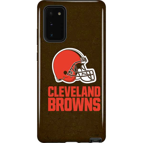 NFL Cleveland Browns Distressed Galaxy Note20 5G Pro Case