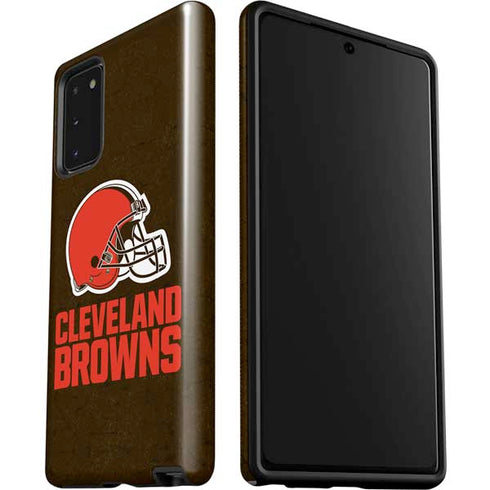 NFL Cleveland Browns Distressed Galaxy Note20 5G Pro Case