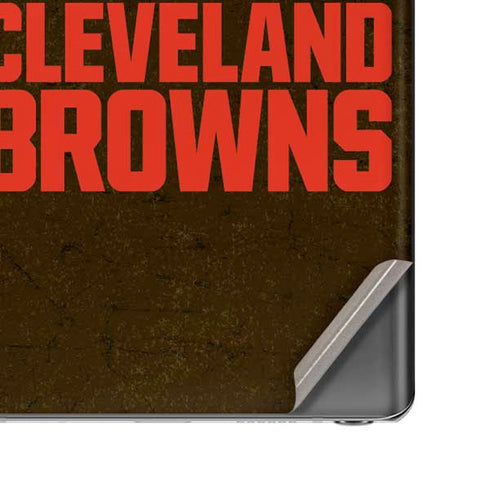 NFL Cleveland Browns Distressed Galaxy Note20 5G Skin
