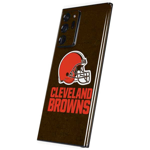 NFL Cleveland Browns Distressed Galaxy Note20 Ultra 5G Skin