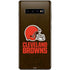 NFL Cleveland Browns Distressed Galaxy S10 Plus Skin