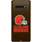 NFL Cleveland Browns Distressed Galaxy S10 Skin