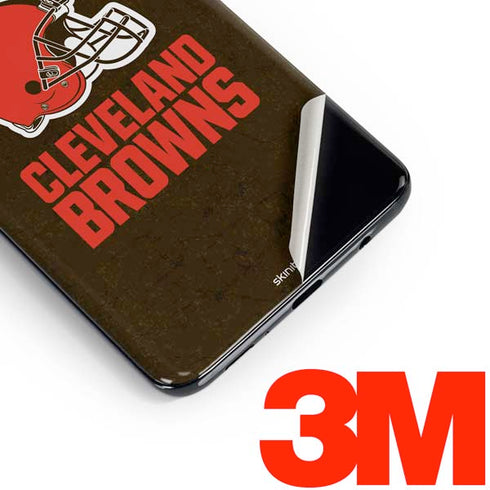 NFL Cleveland Browns Distressed Galaxy S10e Skin
