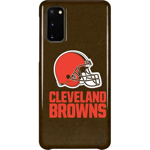 NFL Cleveland Browns Distressed Galaxy S20 Lite Case