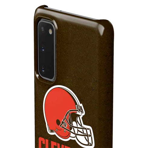 NFL Cleveland Browns Distressed Galaxy S20 Lite Case