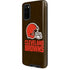 NFL Cleveland Browns Distressed Galaxy S20 Pro Case