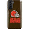 NFL Cleveland Browns Distressed Galaxy S21 FE Pro Case