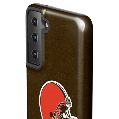 NFL Cleveland Browns Distressed Galaxy S21 Plus 5G Pro Case