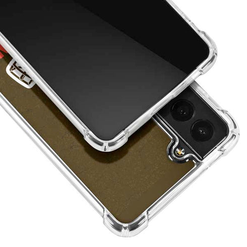 NFL Cleveland Browns Distressed Galaxy S22 Plus Clear Case