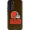 NFL Cleveland Browns Distressed Galaxy S22 Pro Case
