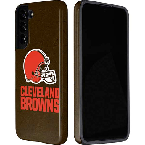 NFL Cleveland Browns Distressed Galaxy S22 Pro Case