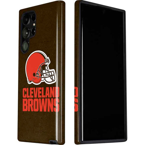 NFL Cleveland Browns Distressed Galaxy S22 Ultra Pro Case