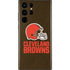NFL Cleveland Browns Distressed Galaxy S22 Ultra Skin