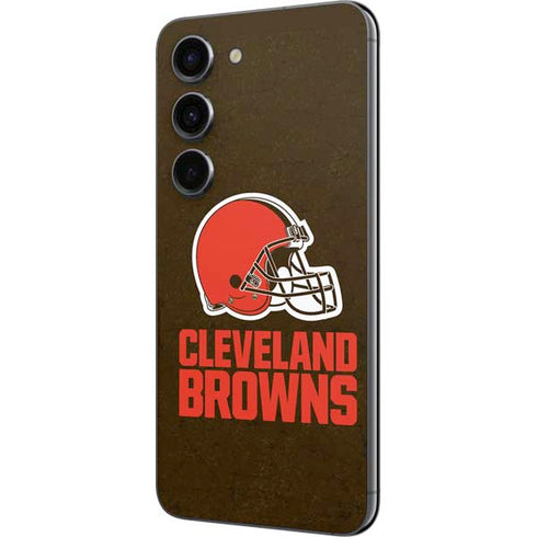 NFL Cleveland Browns Distressed Galaxy S23 Skin