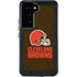 NFL Cleveland Browns Distressed Galaxy S23 Waterproof Case