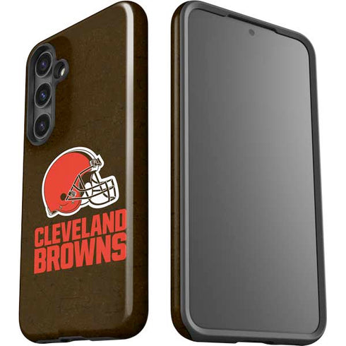 NFL Cleveland Browns Distressed Galaxy S24 Plus Impact Case