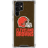NFL Cleveland Browns Distressed Galaxy S24 Ultra Clear Case