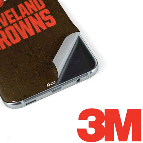 NFL Cleveland Browns Distressed Galaxy S8 Skin
