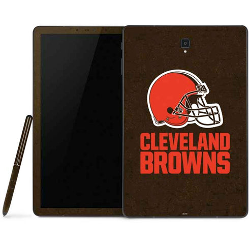 NFL Cleveland Browns Distressed Samsung Galaxy Tab Skin