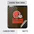 NFL Cleveland Browns Distressed Galaxy Z Flip Skin