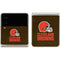 NFL Cleveland Browns Distressed Galaxy Z Flip3 5G Skin